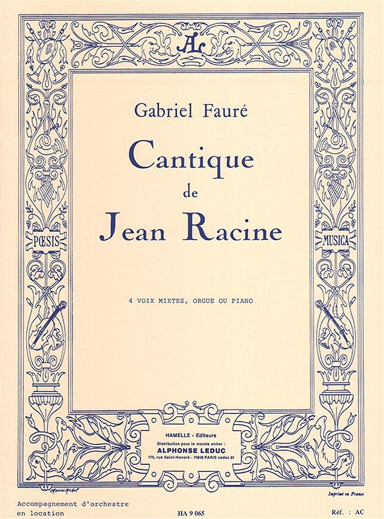 Cantique de Jean Racine